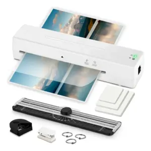Plastificadora Laminadora A4 Compacta com Sistema Anti-Atolamento ABS